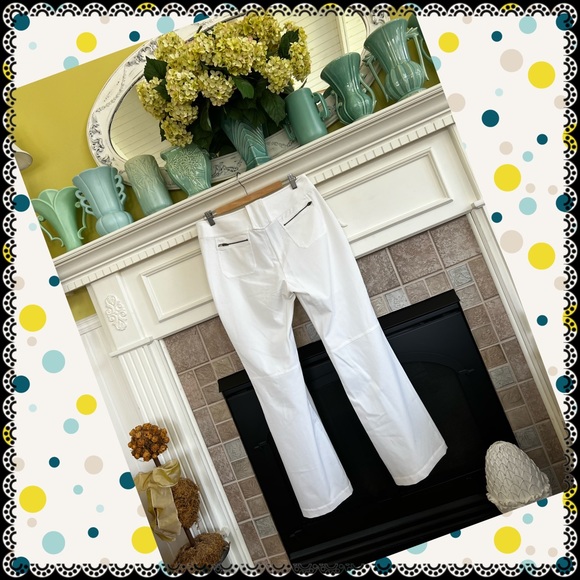 Moda white slacks, size 12 - Picture 2 of 5